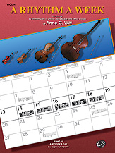 Rhythm a Week Violin string method book cover